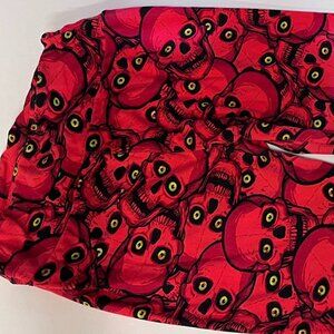 LuLaRoe Red Skull Glowing Eyes Leggings - One Size